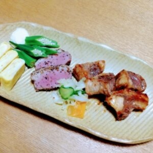 まぐろ加熱用 ニンニク醤油焼き レシピ 作り方 By Tnmsam 楽天レシピ まぐろ加熱用 ニンニク醤油焼き レシピ 作り方 By Tnmsam 楽天レシピ